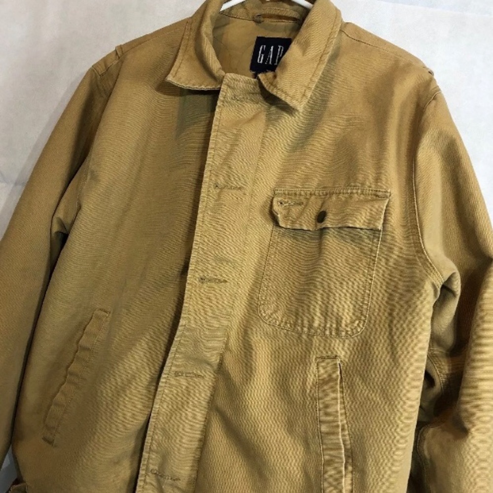 gap men’s khaki jacket Size m